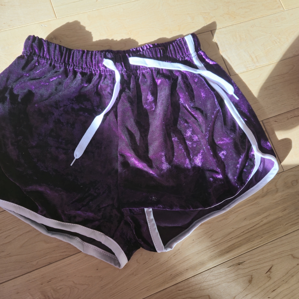 Women's Purple Athletic Shorts